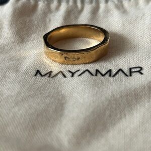 Mayamar‎ Gold stack Ring size 7 UNISEX